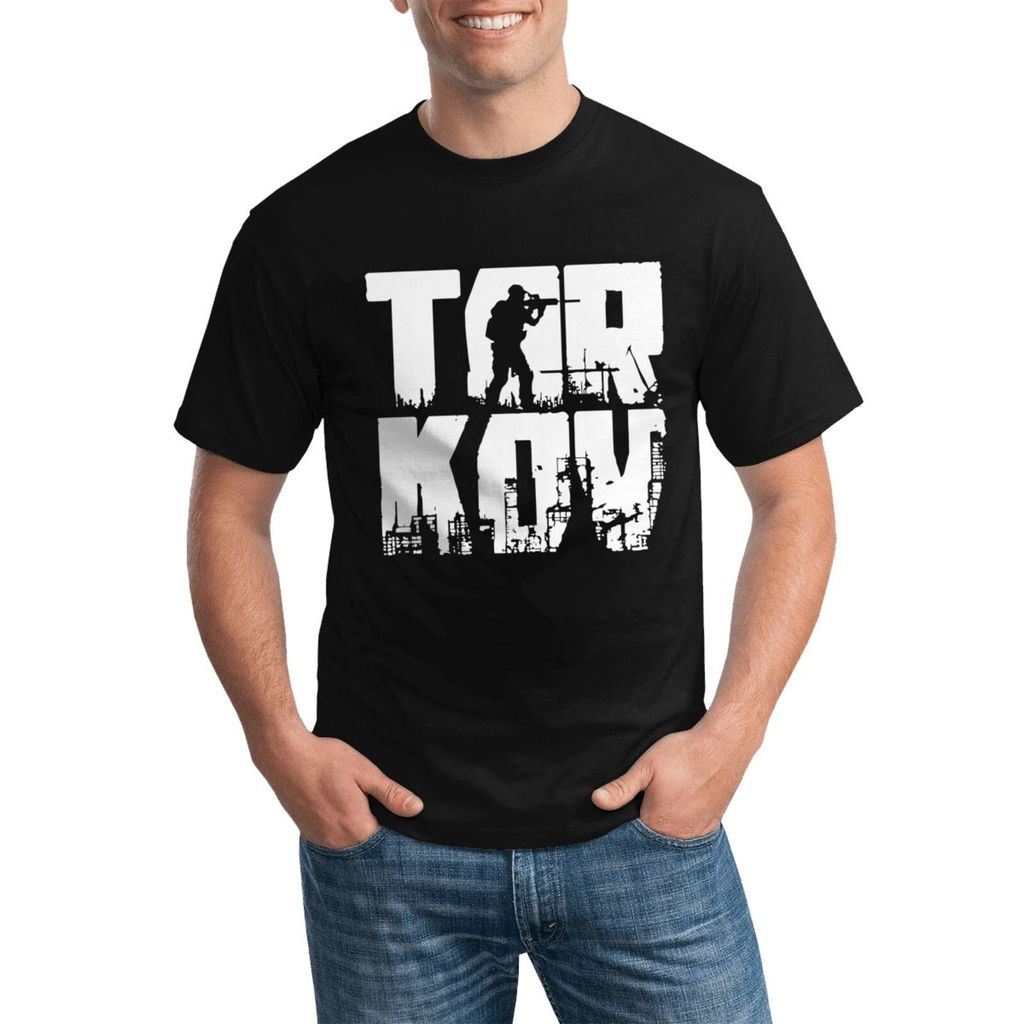 เสื้อยืดผ้าฝ้ายสำหรับอากาศอบอุ่น ออกแบบจากเกม Tarkov