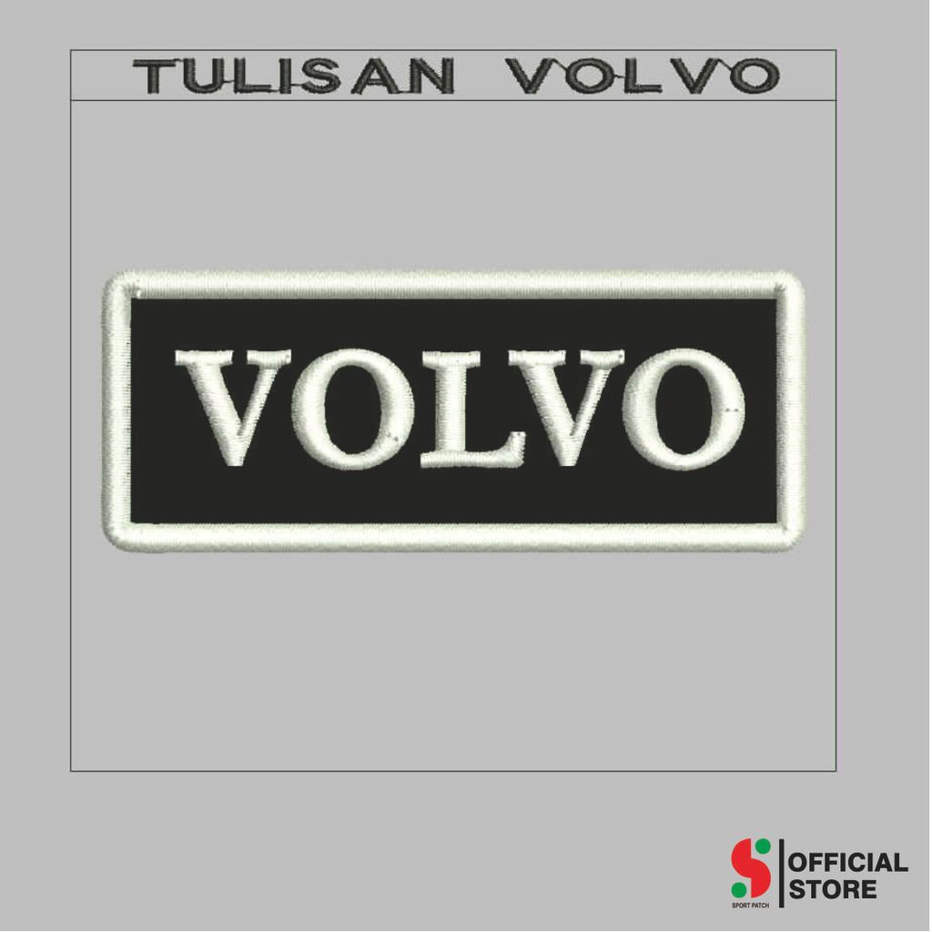 SPORT-501 PATCH VOLVO LETTERS รถยนต์ RACING คอมพิวเตอร์ EMBROIDERY โลโก้/ BADGE PATCH