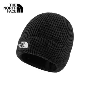 THE NORTH FACE TNF LOGO BOX CUFFED BEANIE - TNF BLACK หมวกบีนนี่ Unisex
