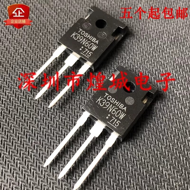 5 ชิ้น/K39N60W TK39N60W TO-247 600V 38.8A คลังสินค้าพร้อมส่วนประกอบอิเล็กทรอนิกส์