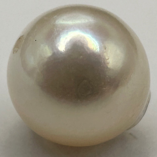 a1231 Akoya Pearl Loose Through-drilled 7.5–7.9mm Gem Jewelry Pre-owned Kyoto Japan K4U