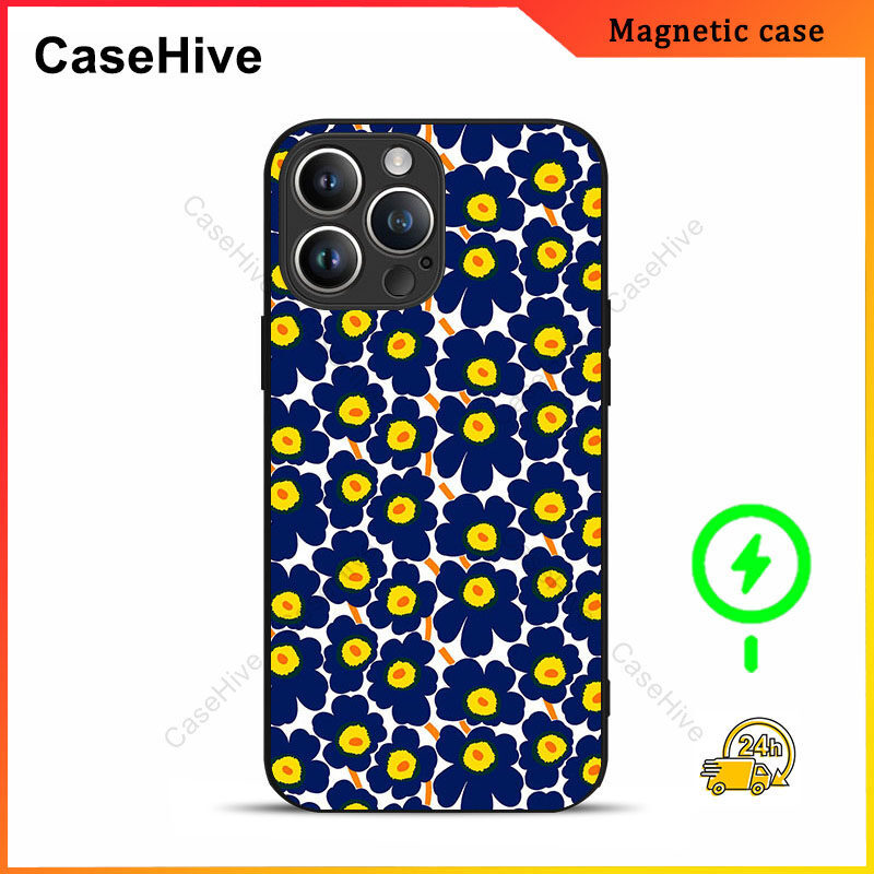 เคสโทรศัพท์ดอกไม้สําหรับ iPhone 17 Pro Max / iPhone 16 Pro Max / 15 Pro Max / 13 / Samsung Galaxy S2