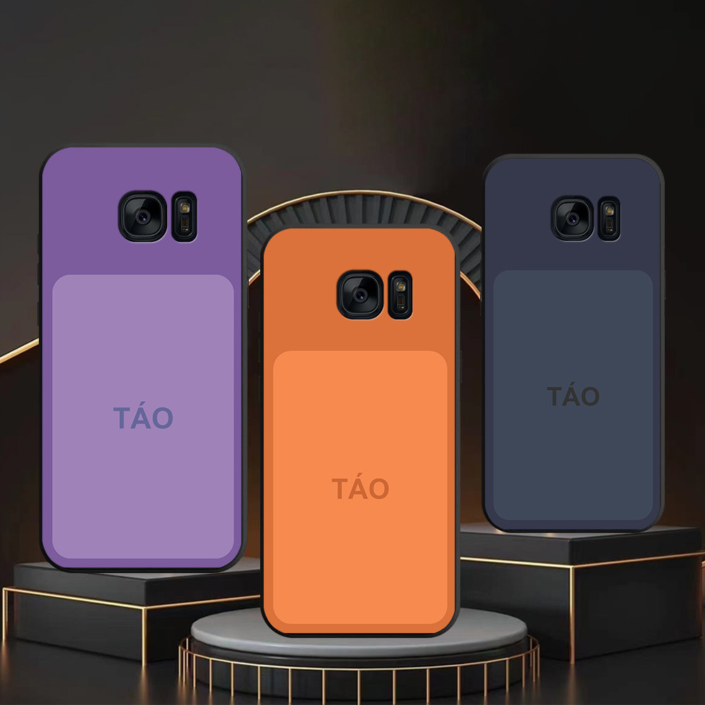 เคส Samsung S6 / S6 Edge / S7 / S7 Edge / Note 5 / Note FE + พิมพ์สี apple