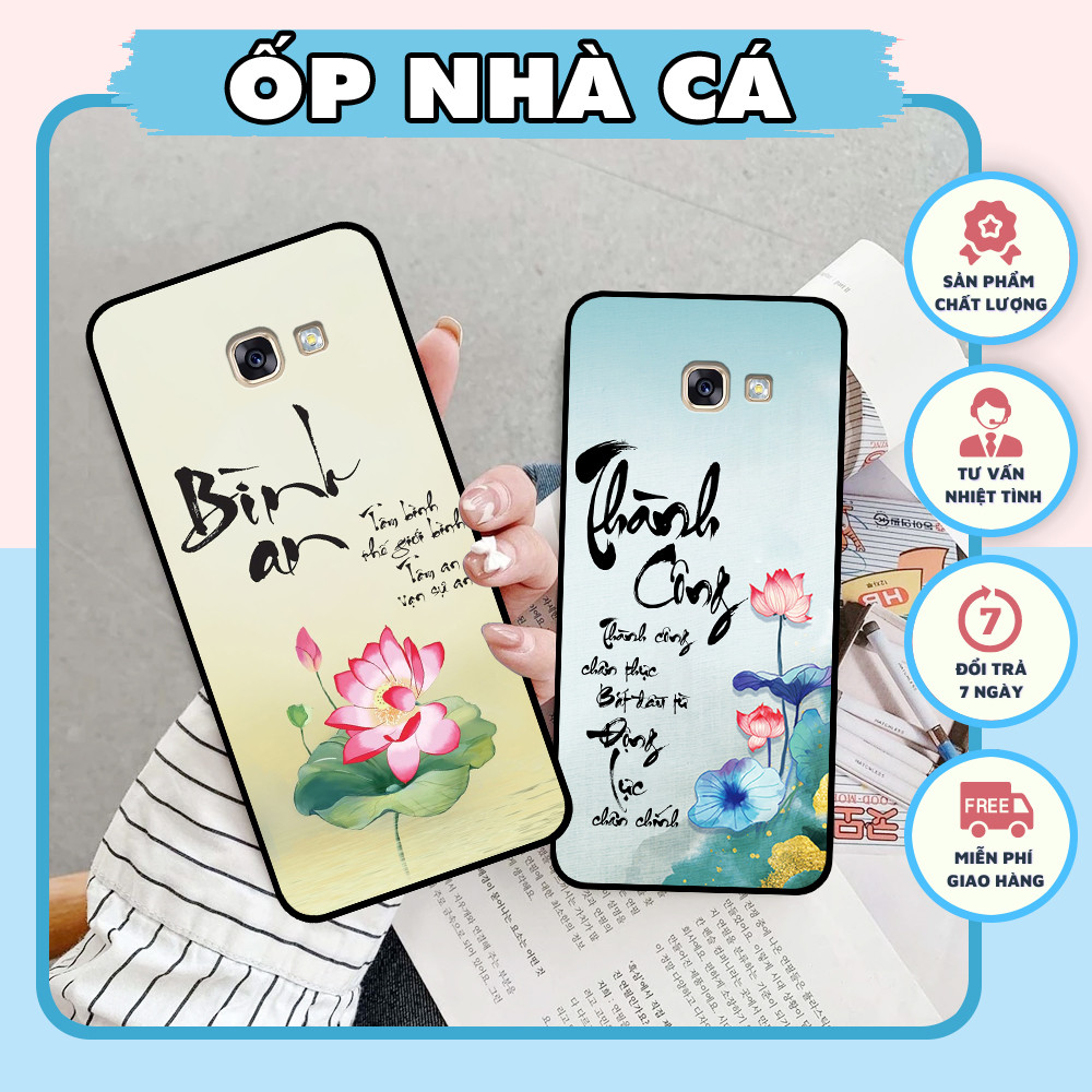 เคส Samsung A3 2017 / A5 2017 / A7 2017 พิมพ์ลายการประดิษฐ์ตัวอักษรสําเร็จ