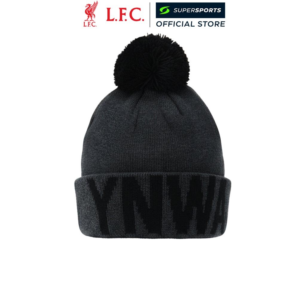LFC YNWA หมวกไหมพรมผู้ใหญ่ สีดำ