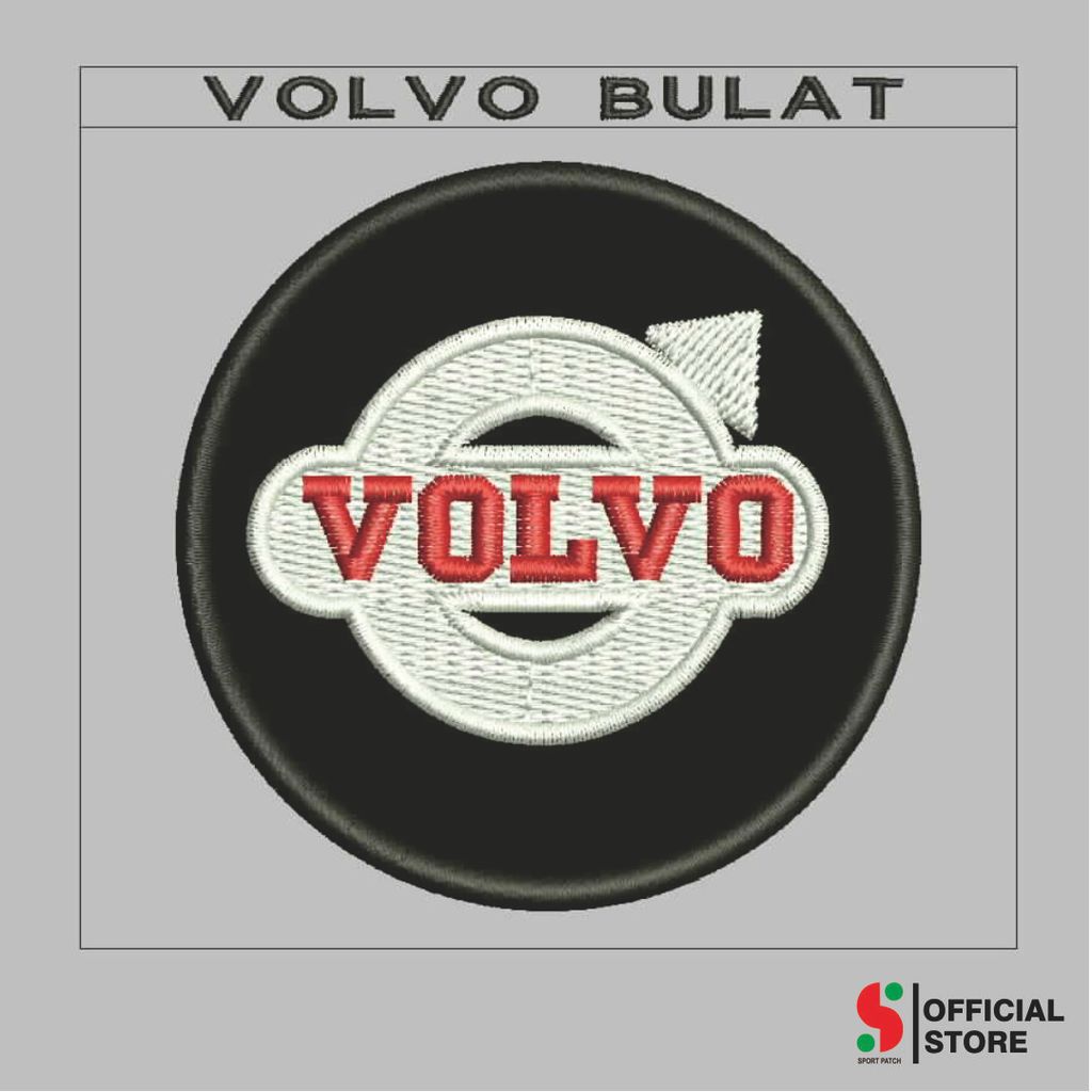 SPORT-504 PATCH VOLVO รถบรรทุกรถยนต์ RACING คอมพิวเตอร์ EMBROIDERY โลโก้/ BADGE PATCH