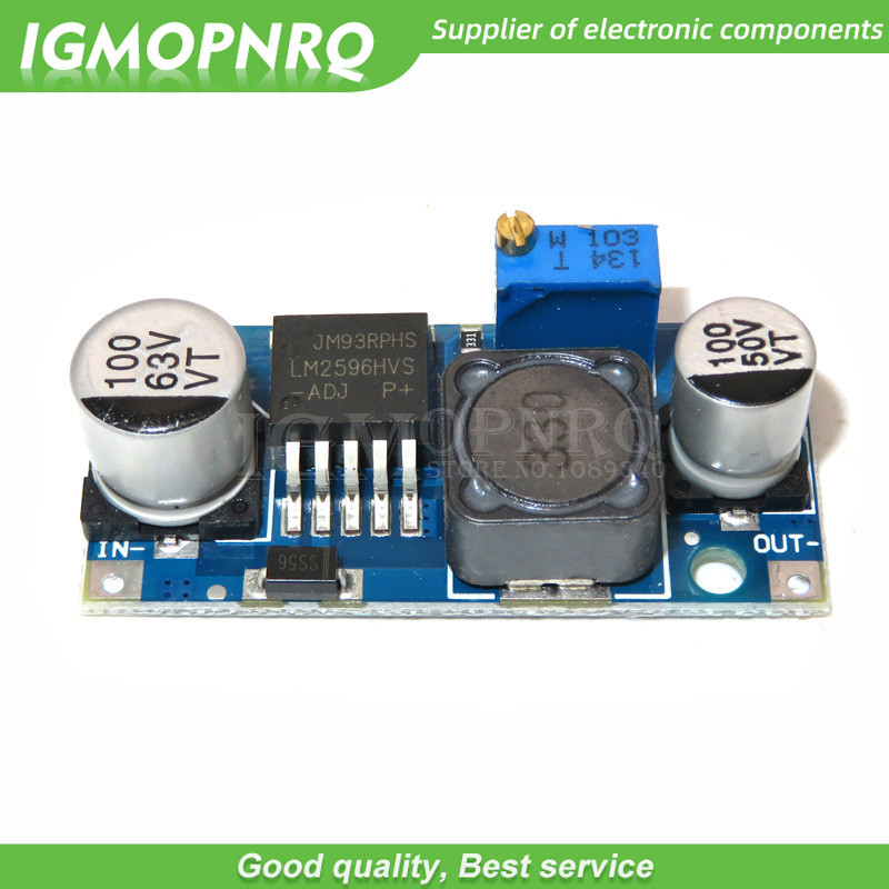 LM2596HVS LM2596 HV LM2596HV DC DC ปรับขั้นตอนลง Buck Converter โมดูลไฟฟ้า 4.5 50V ถึง 3 35V ไม่จําก