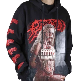 HOODIE - GENITAL INFLAMMATION - PUNISHMENT hadath original death เสื้อยืดวงโลหะ