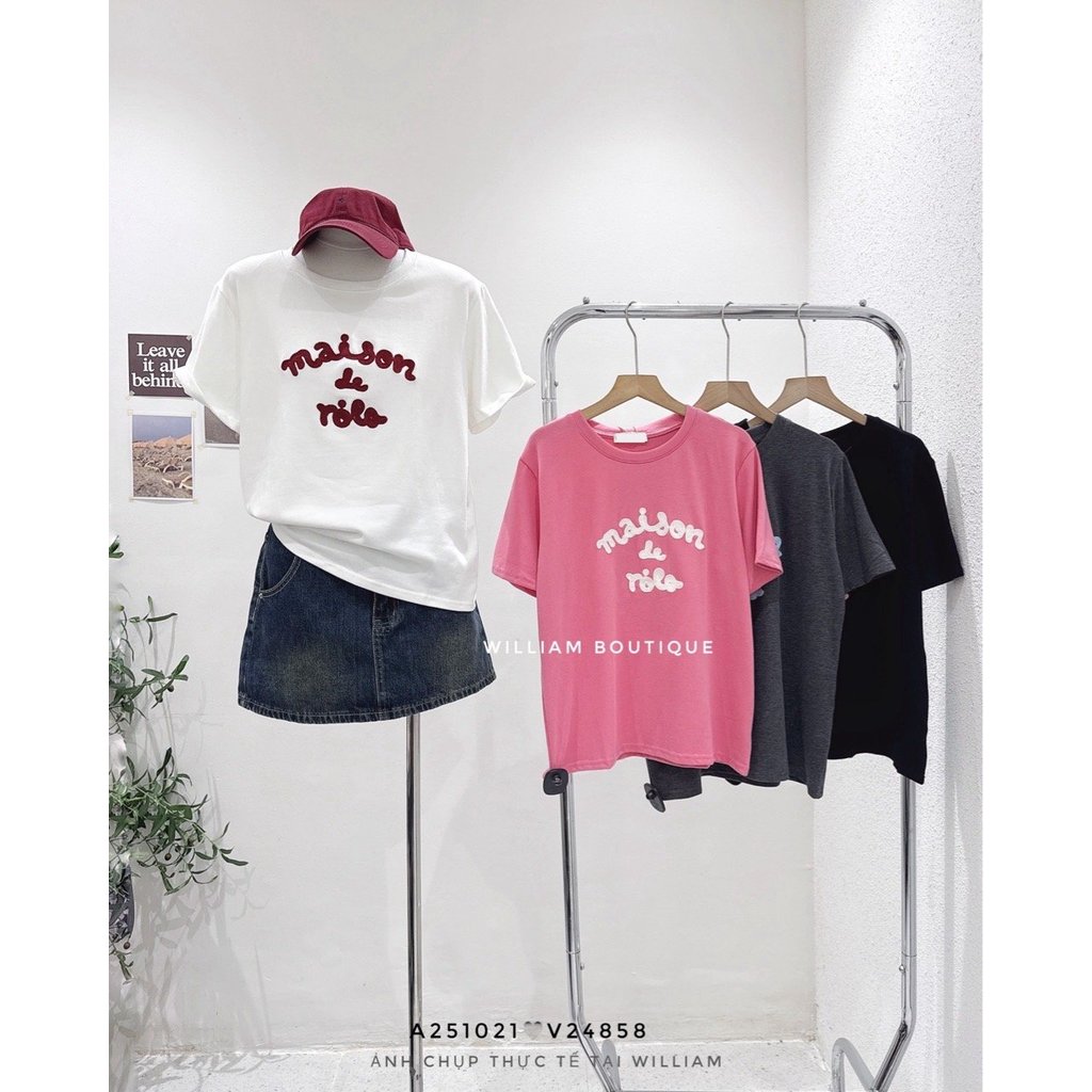 William Boutique - เสื้อยืดปัก Maison 7117 230