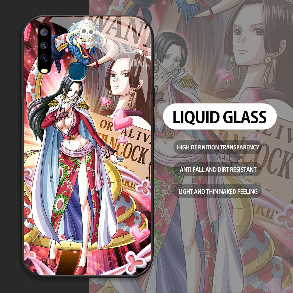 Vivo Y01 Y1S Y01A Y3 Y03 Y5S Y7S Y9S Y10 Y11 2019 Y32 T Y17 Y18 Y19 Z5 S1 4G เคสกระจก โบอา แฮนค็อก ข