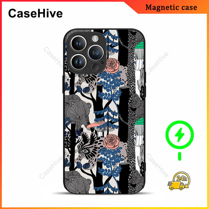 เคสโทรศัพท์ดอกไม้สําหรับ iPhone 17 Pro Max / iPhone 16 Pro Max / 15 Pro Max / 13 / Samsung Galaxy S2