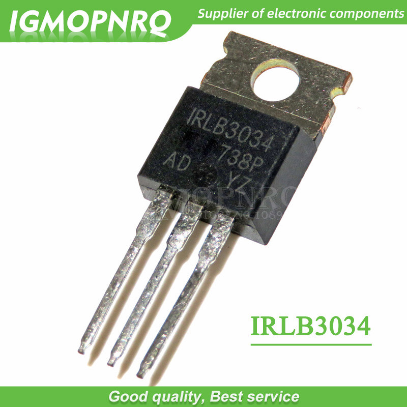 5PCS IRLB3034 ถึง 220 IRLB3034PBF TO220 ทรานซิสเตอร์ MOS FET ใหม่