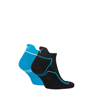 PUMA Various ถุงเท้าวิ่ง PUMA แบบยูนิเซ็กส์ 2 คู่ สีดำ - 93893005