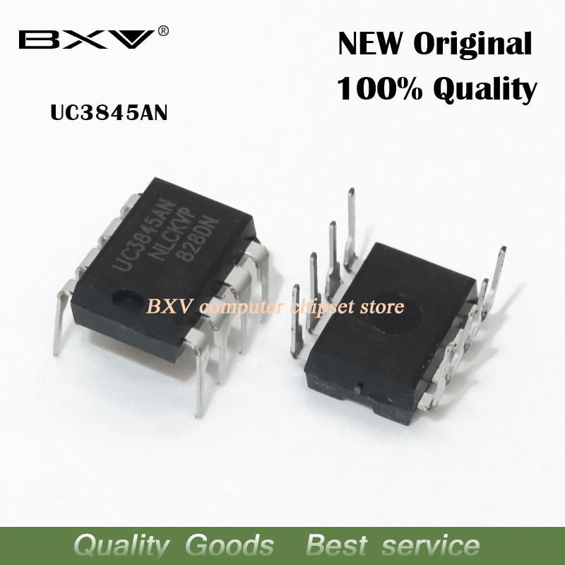 CR-10PCS UC3845B DIP 8 UC3845A DIP8 UC3845AN UC3845BN UC3845 DIP ใหม่ IC