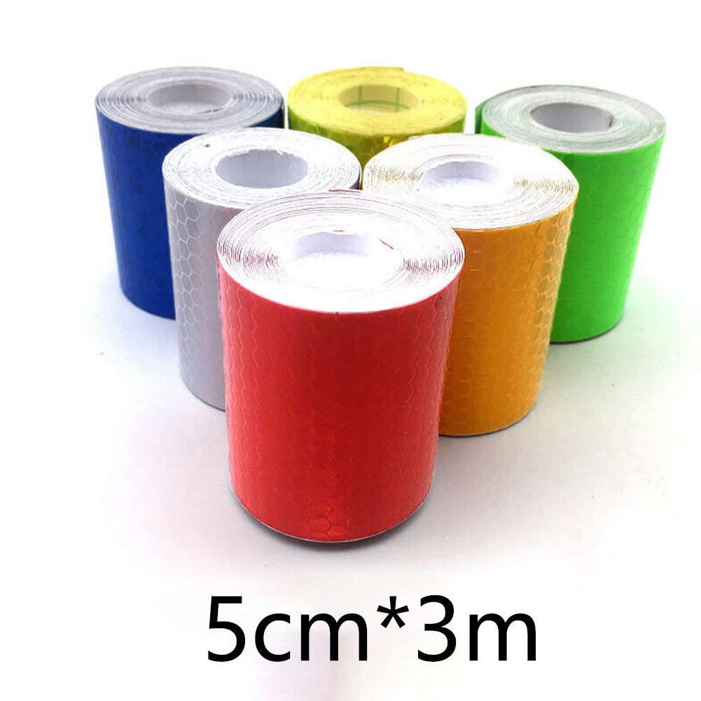 xk10 สติกเกอร์เทปนิรภัยสะท้อนแสง เทประวัง 3 M x 5 ซม.