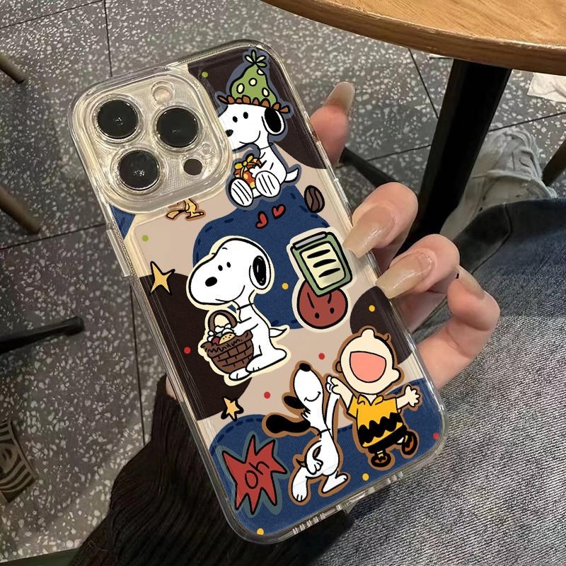 แฟชั่นล่าสุด Snoopy Case Vivo Y21D Y19S Pro Y400 V50 V60 Lite Y21T Y03T V40 Y27 Y29 5G Y12 Y17 Y03 I
