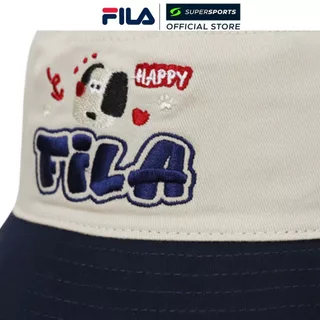 FILA Happy Dog หมวกบักเก็ต สีเบจ
