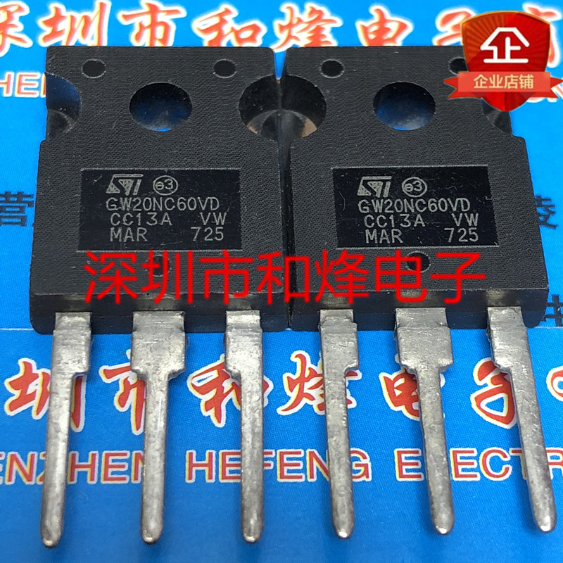 5 ชิ้น/STGW20NC60VD GW20NC60VD/STGW30NC60VD GW30NC60VD Ready Stock TO-247