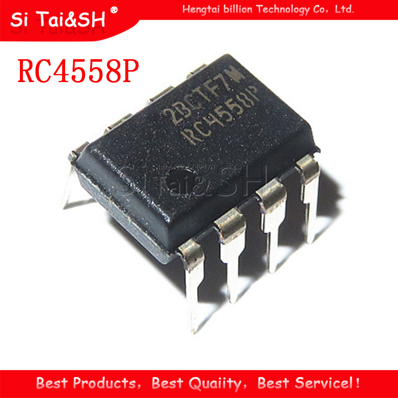 (20 ชิ้น) Original 4558D RC4558P JRC4558D RC4558 DIP 8 ชิปเซ็ต IC