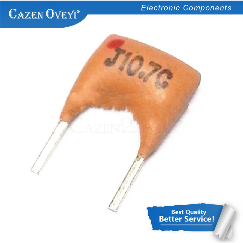 10 ชิ้น/ล็อต JT10.7MC J10.7C 10.7MHZ 2P DIP-2 ZTA10.0M 10.7M ZTA10.7MG ในสต็อก