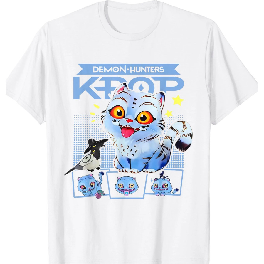 เสื้อยืด Demon Hunter Tiger, Derpy The Tiger And Bird Demon Hunter Tiger