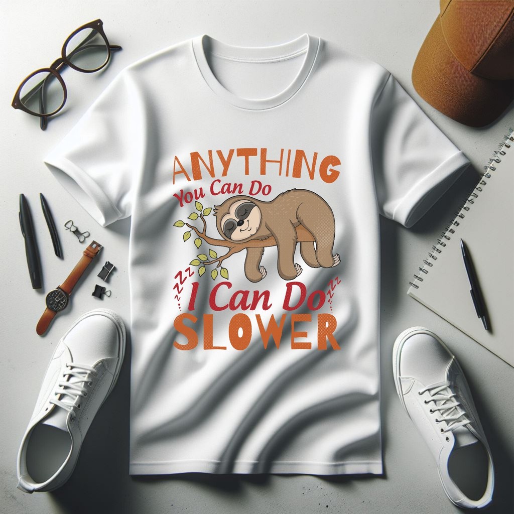 Sloth T เสื้อ, Soth Quote Tee, Drowsy Sloth ตลก Tee Top, Sloth Crazy tshirt