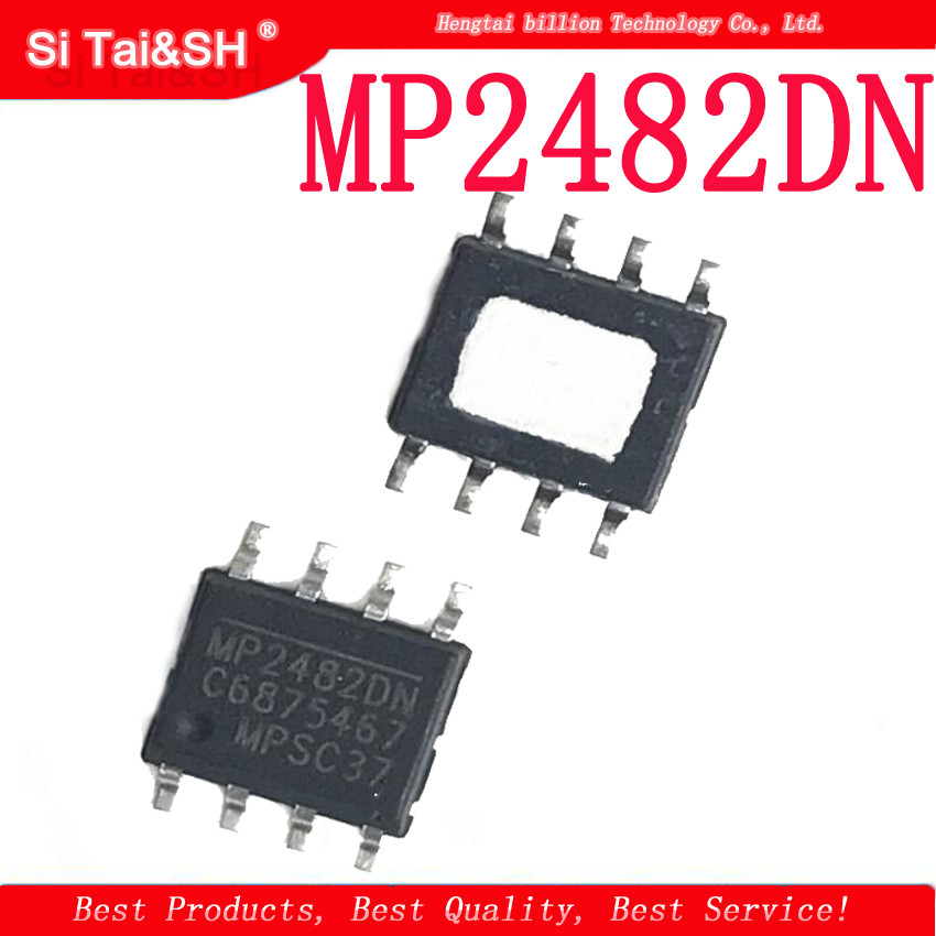 10PCS MP2482DN MP2482 SOP8 5A หลอดจ่ายไฟ