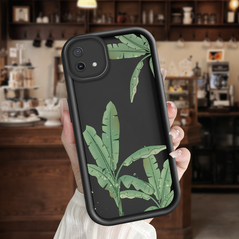 ปลอก Hp Untuk OPPO A16K A16E เคส Kesing Protect Phone TY DLJ C8-2399 Daun ในย่านเขตร้อน