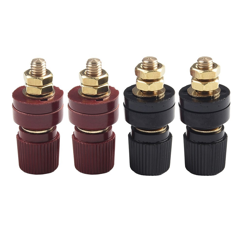 สต๊อกพร้อม2 คู่ Binding Post M6 ด้าย 333 ประเภททองเหลือง Binding Post สําหรับเครื่องเชื่อม