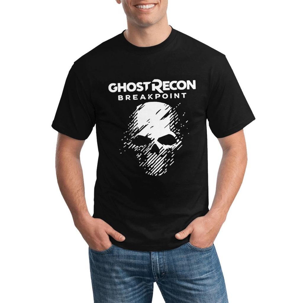Tom Clancys Ghost Recon Breakpoint เสื้อยืดผ้าฝ้ายขนาดบวกนุ่มและระบายอากาศ