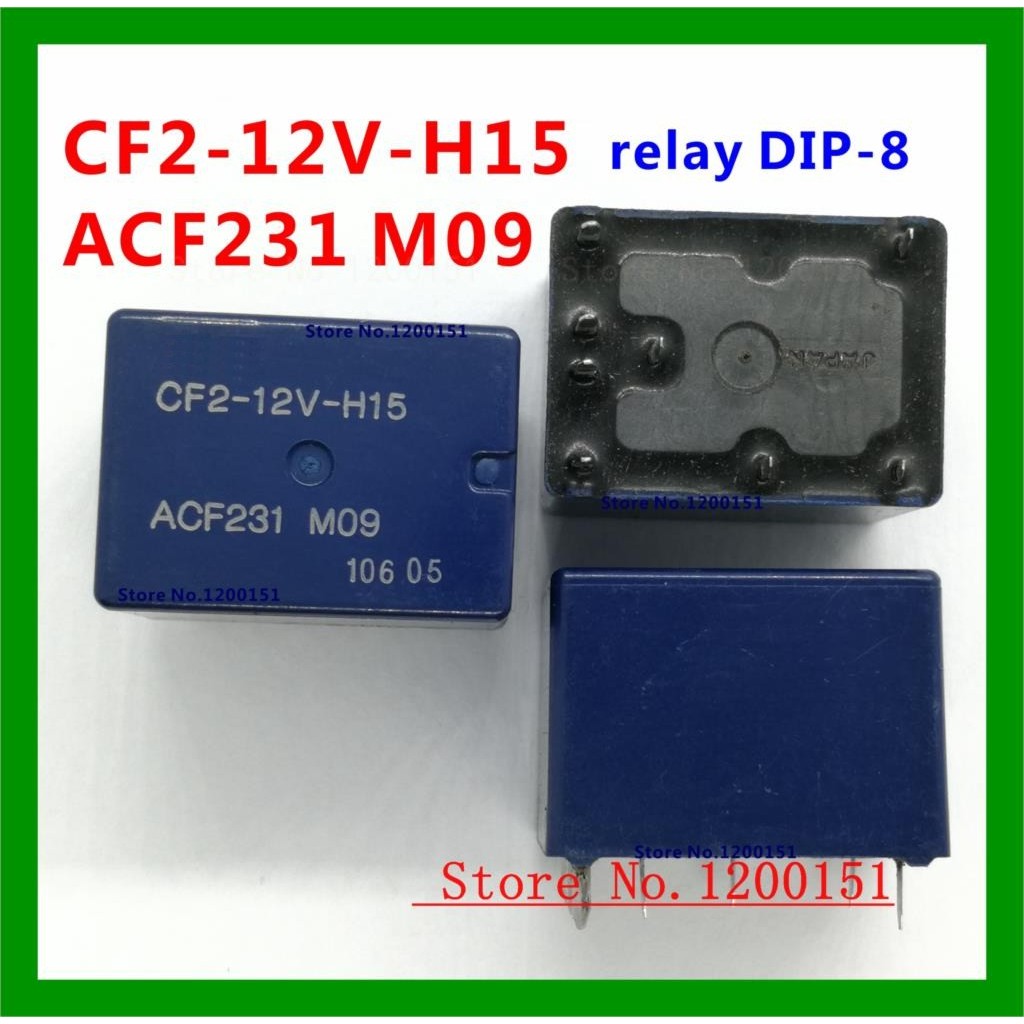 1PCS CF2-12V CF2-12V-H15 ACF231 M09 1 ในสต็อก TWIN AUTOMOTIVE RELAY DIP-8