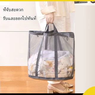 CUTIECLUB ตะกร้าเสื้อผ้าสกปรก ตะกร้าซักผ้าพับได้ความจุขนาดใหญ่เสื้อผ้าสกปรกตะกร้าเก็บสําหรับของเล่นเด็ก ตะกร้า