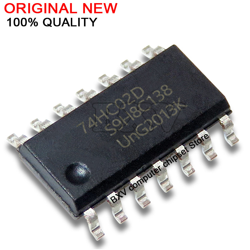 CR-20PCS 74HC02D SOP14 74HC02 SOP SN74HC02DR SOP 14 SN72HC02 SMD