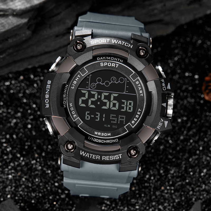 POSHI Mens Waterproof Luminous Business Watches Date Mens Wrist Watch Stainless Steel
