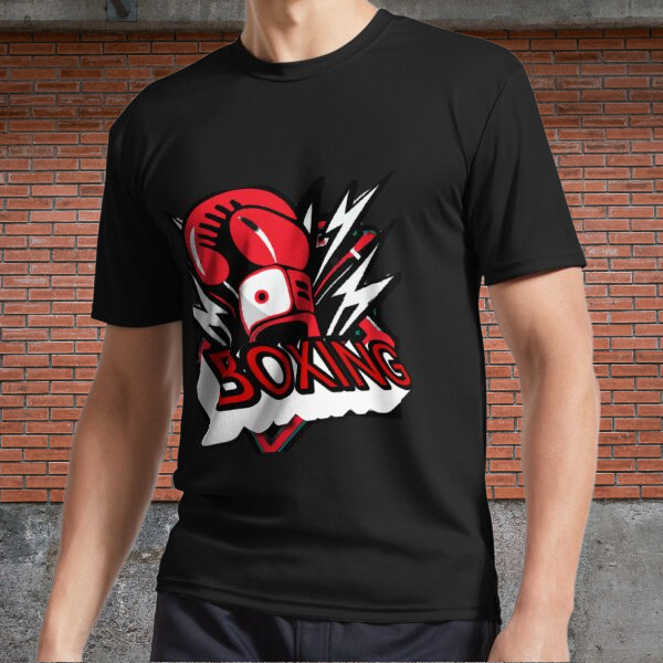 Boxing Active T-Shirt 1 Logo Mens T-Shirt Funny Size S ถึง 3Xl