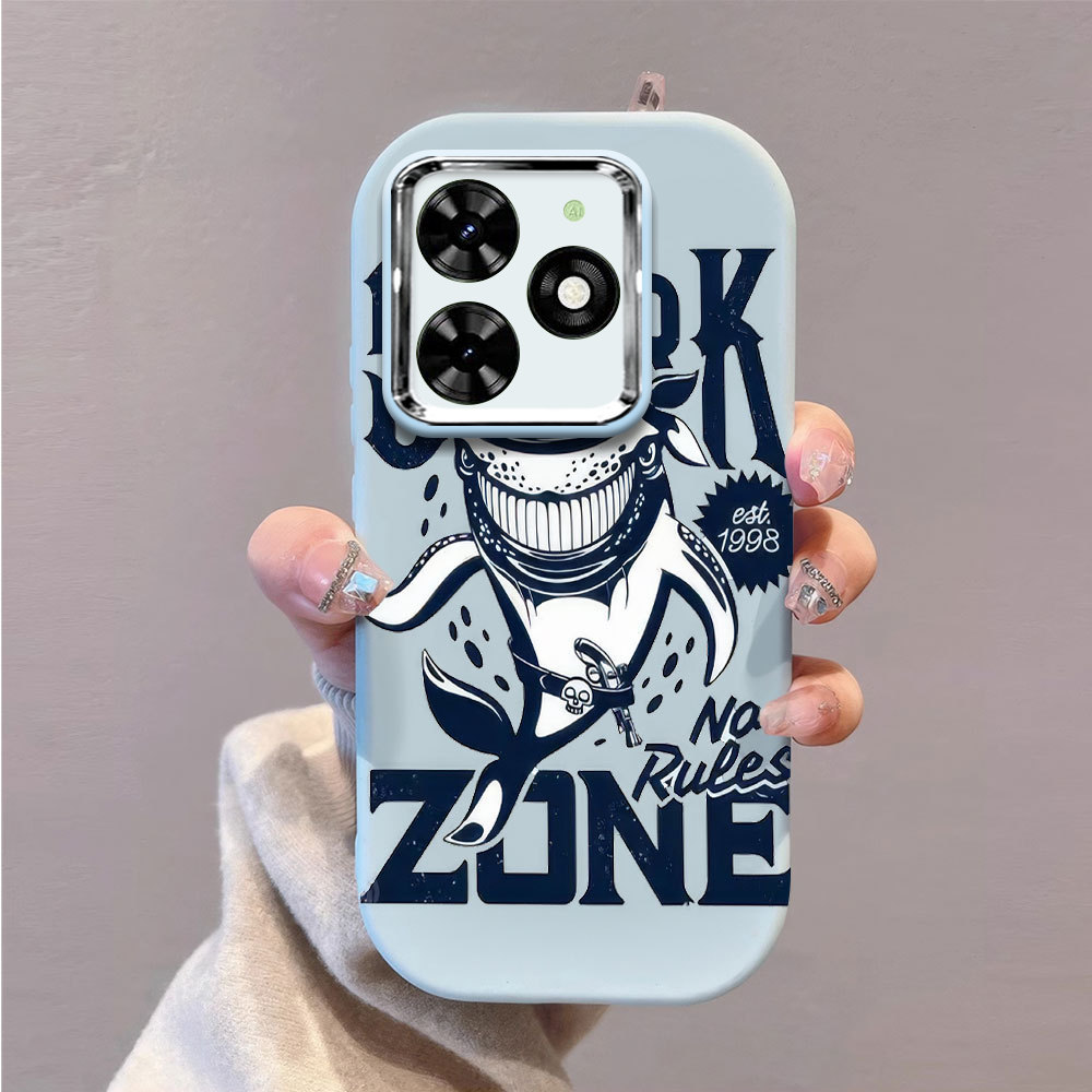 HP Infinix Smart 5 6 7 8 Pro Plus 9 Note 12G96 Zero 30 ปลอกโทรศัพท์มือถือล่าสุด SHARK Zone เคสโทรศัพ