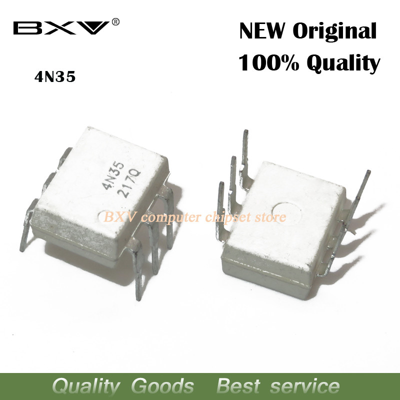 CR-10PCS 4N35 DIP6 EL4N35 DIP photoelectric coupler ใหม่และต้นฉบับ ic