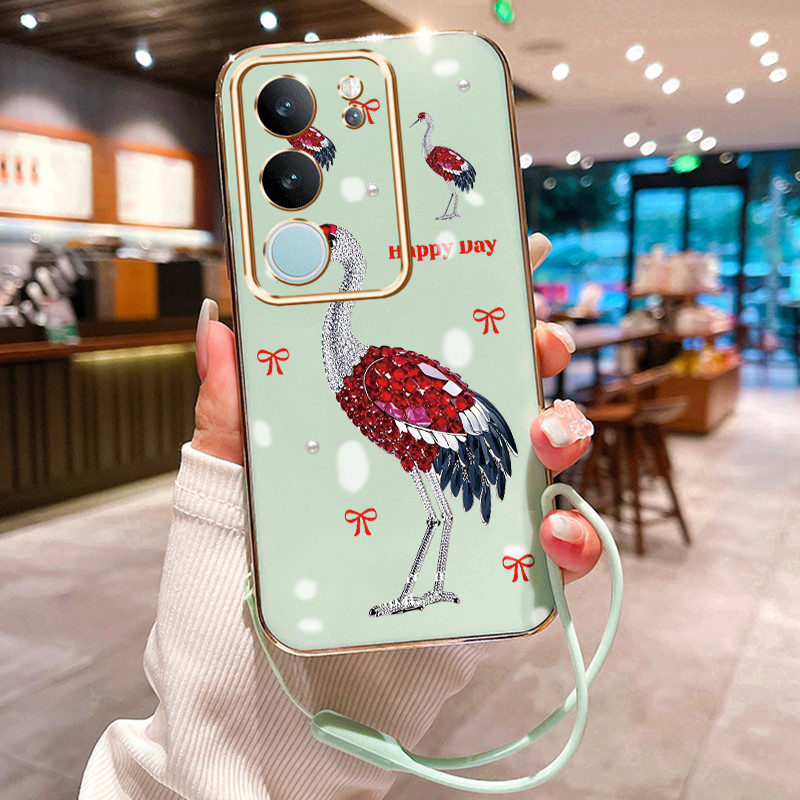 เคส Hp Untuk VIVO V29 5G V29 Pro 5G V27 5G V27 Pro 5G V27E เคส เคส HP ลาย Dangkir gem Kesing Cesting