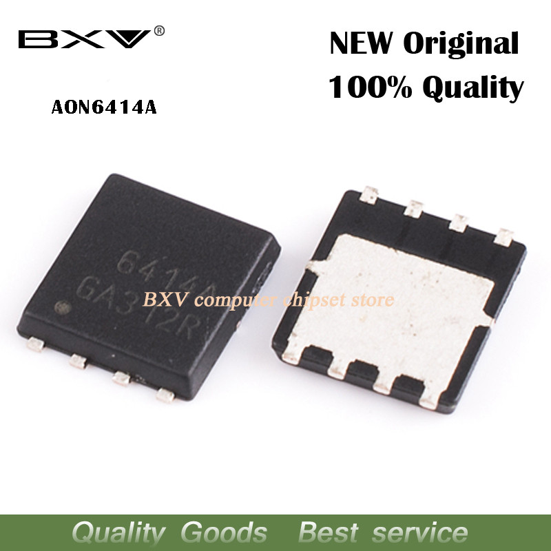 CR-10pcs AON6414A AON6414 AO6414A 6414A 30V 50A QFN แล็ปท็อปใหม่ชิปจัดส่งฟรี