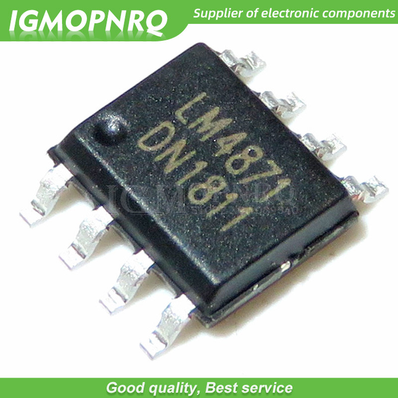 10PCS LM4871MX SOP8 LM4871 SOP 4871 SOP 8 3W เครื่องขยายเสียงโหมดปิดใหม่และต้นฉบับ