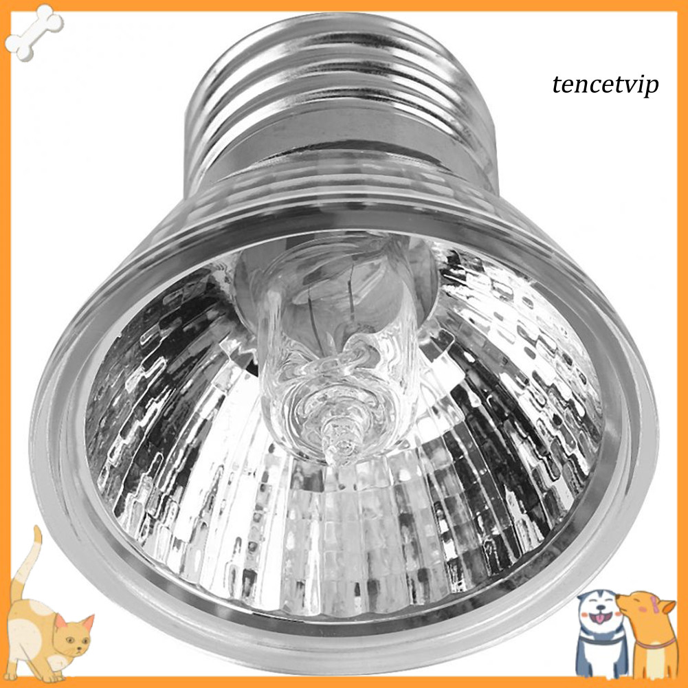 [VIP]25/50/75W 110V E27 UVA + UVB ความร้อนโคมไฟ Blub สําหรับสัตว์เลื้อยคลานสัตว์เลี้ยง Brooder