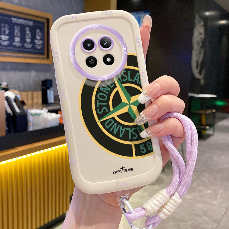 Realme 12 5G 13 5G C65 5G Narzo 70X 5G Narzo N65 5Gกรณีกันฝุ่นพร้อมเชือกเส้นเล็ก