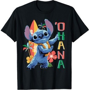Lilo & Stitch Live-Action Movie เสื้อยืด Ohana Hula Beach