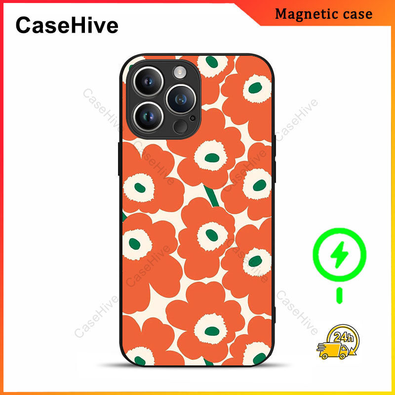 เคสโทรศัพท์ดอกไม้สําหรับ iPhone 17 Pro Max / iPhone 16 Pro Max / 15 Pro Max / 13 / Samsung Galaxy S2