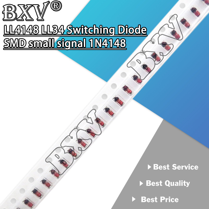 CR-10PCS LL4148 4148 LL34 Switching Diode SMD สัญญาณขนาดเล็ก 1N4148 IN4148 ใหม่และต้นฉบับ