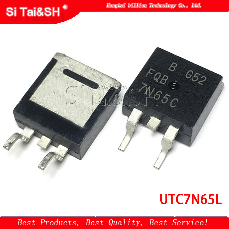 10 ชิ้น UTC7N65L 7N65L แหล่งจ่ายไฟ LCD MOS หลอด TO263