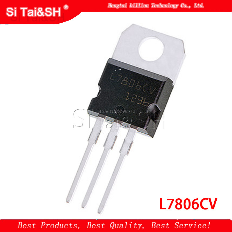 10PCS L7806CV TO220 L7806 ถึง 220 7806 LM7806 MC7806 IC ใหม่และต้นฉบับ