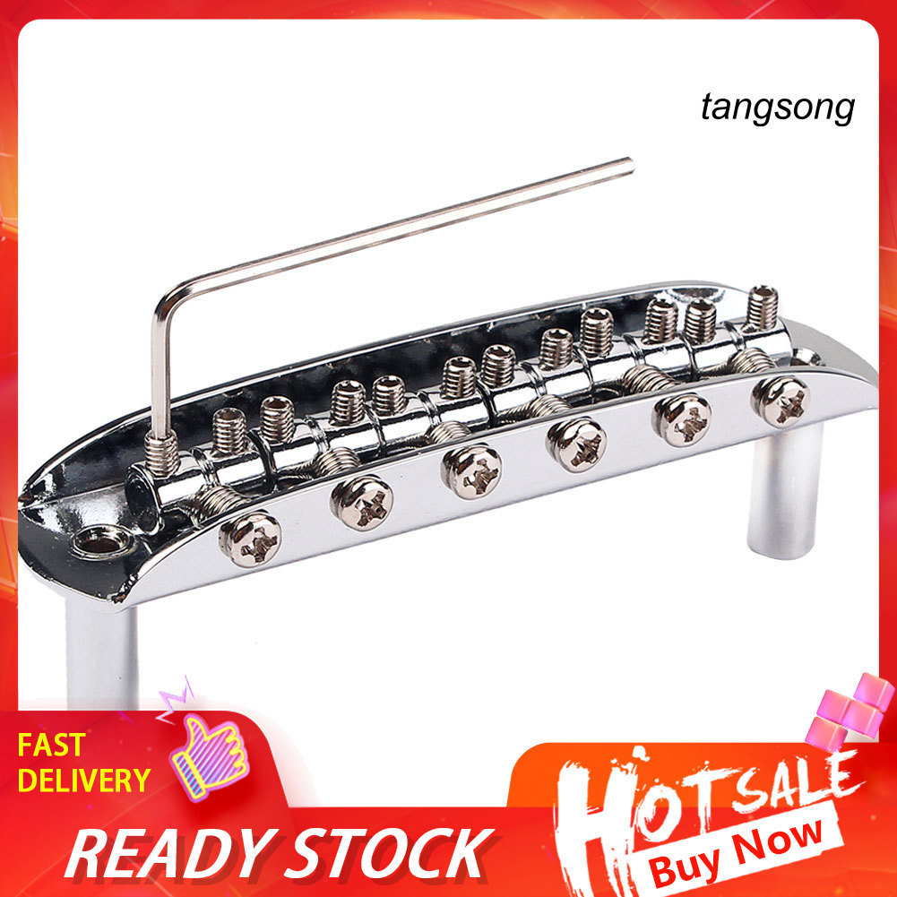 [TAN]Jazzmaster/Jaguar Style Bridge พร้อมอานบาร์เรลแบบปรับได้สําหรับกีตาร์ Mustang