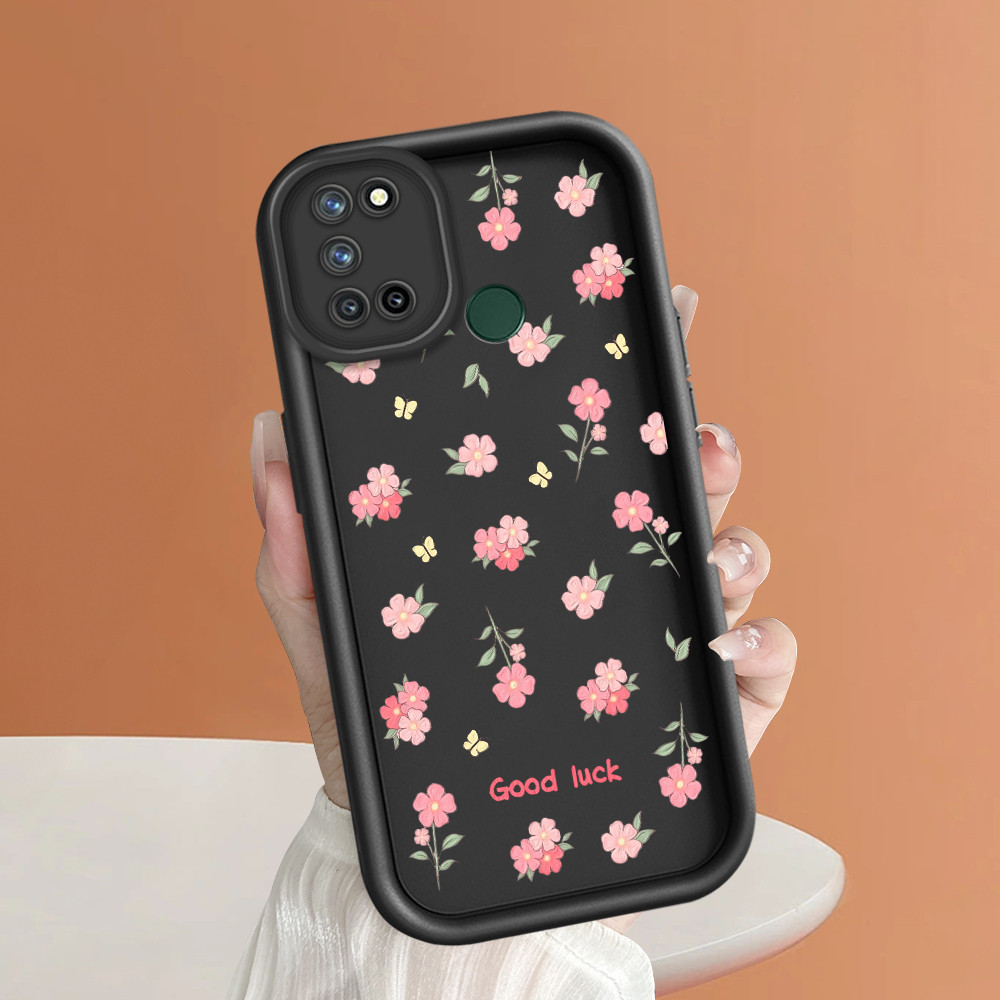ปลอก Hp Untuk Realme 7i C17 Case Kesing Protect Phone TY DLJ C8-2218 ดอก