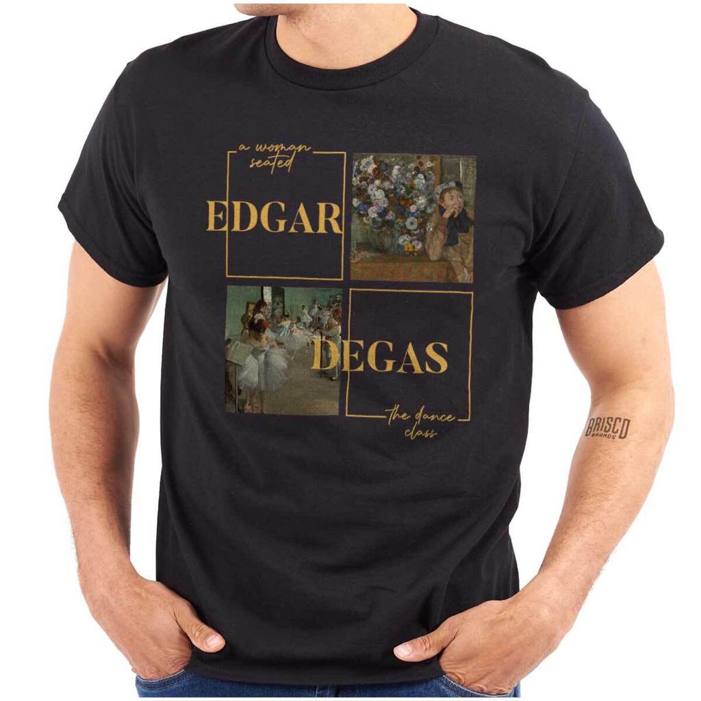 Edgar Degas Modern Art Paintings Dance Class เสื้อยืดคอกลมผู้ชาย Tee